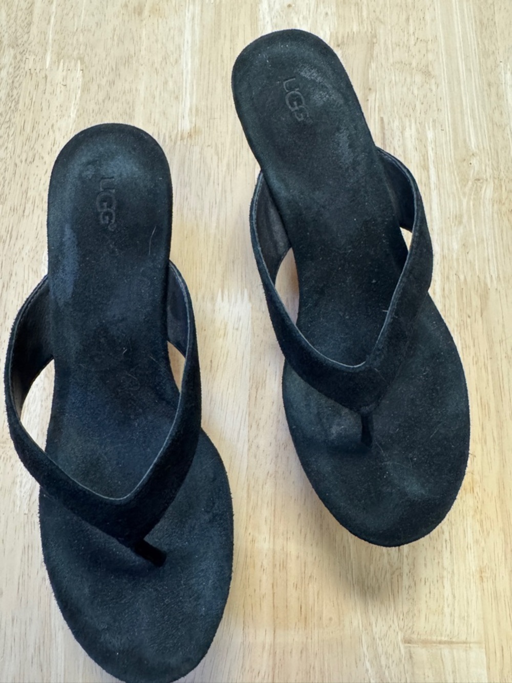 UGG Cork Wedge Sandals – Size 9